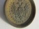 Antique Brass Button 1848 Fr Joseph Viribus Unitis Austria Military Royal 1 1/4 