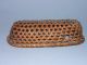 Antique Miniature Splint Sewing Basket - Shaker Or Ne Native Am.  Hexagon Weave Primitives photo 3