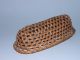 Antique Miniature Splint Sewing Basket - Shaker Or Ne Native Am.  Hexagon Weave Primitives photo 5