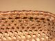 Antique Miniature Splint Sewing Basket - Shaker Or Ne Native Am.  Hexagon Weave Primitives photo 7
