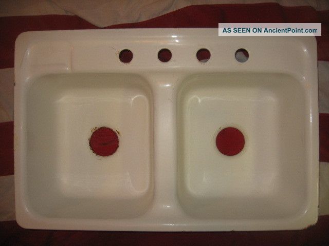... -antique_kohler_porcelain_cast_iron_kitchen_sink_double_basin.html
