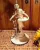 French Jardinier La Semeuse Figural Spelter Lamp - Country French Lamps photo 3