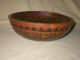 Vintage Hand Made & Painted Wooden Bowl With Native American Decorations Bowls photo 3