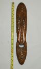 Antique Carved Wood Mask Oceanic Maori Tiki ? Carving Ethnographic Tribal Art Pacific Islands & Oceania photo 3