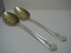 2 Silver Plated Berry Serving Spoons By Gladwin Ltd Sheffield England Ca1920s Sheffield photo 2
