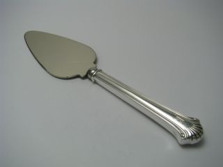 A Cake Pie Server Sterling Silver Handle Stainless Steel Blade By Webster C1950s photo