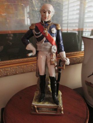 Bourdois Bloch Napoleonic French Military Marshal Davoust Porcelain Figurine photo
