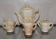 Antique Tea 4 Piece Set W/ Creamer & Lidded Sugar Bowls Teapots & Tea Sets photo 2