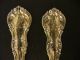 Two Antique 1899 Wallace Irving Old Atlanta Sterling Salad Forks K Mono Nr Wallace photo 1