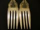 Two Antique 1899 Wallace Irving Old Atlanta Sterling Salad Forks K Mono Nr Wallace photo 2