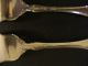 Two Antique 1899 Wallace Irving Old Atlanta Sterling Salad Forks K Mono Nr Wallace photo 4