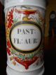 19th Cent Apothecary Jar French Porcelain Past Flaur France Medical Pharmacy Per Bottles & Jars photo 1