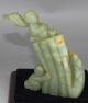 Chinese Old Hetian Jade Carved Bamboo And Two Boys Statue Other photo 4