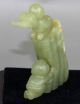 Chinese Old Hetian Jade Carved Bamboo And Two Boys Statue Other photo 5