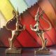 2pcs Kinnaree Mythical Creature Sawasdee Amulet Thai Brass Angel Charm Statue Amulets photo 9
