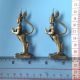 2pcs Kinnaree Mythical Creature Sawasdee Amulet Thai Brass Angel Charm Statue Amulets photo 8