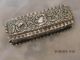 Victorian Sterling Silver Repousse & Ruffled Edge Hinged Snuff Box C1900 Sterling Silver (.925) photo 5
