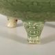 Lg.  Antique Chinese Porcelain Longquan Celadon Tripod Censer Incense Burner Incense Burners photo 7