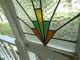 L8c Older & Pretty Multi - Color English Leaded Stained Glass Window 1900-1940 photo 1