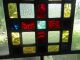 L217 Older & Pretty Multi - Color English Leaded Stained Glass Window 2 Available 1900-1940 photo 3