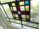 L217 Older & Pretty Multi - Color English Leaded Stained Glass Window 2 Available 1900-1940 photo 5