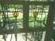 B276 Pretty Patterned Style Multi - Color English Leaded Stained Glass Windows 1900-1940 photo 3