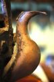 Primitive Antique Early Copper Tea Kettle Old Country Piece Primitives photo 4