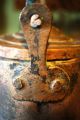 Primitive Antique Early Copper Tea Kettle Old Country Piece Primitives photo 6