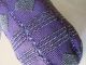 Antique Victorian Steel Beaded Purple Hand Crochet Reticule Drawstring Purse Victorian photo 3