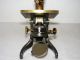 Fine Brass Microscope - Chem: Soc: By Baker Of London With Zeiss Lenses Other photo 5