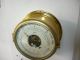 Vintage Schatz German Royal Mariner Ships Clock Barometer Working Clocks photo 4