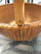 Exceptional Late 19th C.  Swing Handle Nantucket Basket Att Wm.  Appleton,  Aafa Primitives photo 10