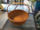 Exceptional Late 19th C.  Swing Handle Nantucket Basket Att Wm.  Appleton,  Aafa Primitives photo 2