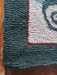 Folky Folk Art Primitive Apple Tree Handmade Wool Hooked Rug 40 