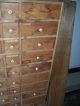 Antique Apothecary Cabinet Country Store Pine Primitive 1900-1950 photo 7