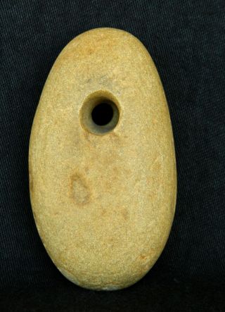 Neolithic Neolithique Granite Pendant - 7 Cm / 2.  76 