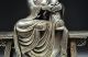 Huge Chinese Copper Gilt Silver Fine Carving Bench Buddha Nr Top Free Shippi Other photo 7