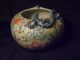 Fine 19 Cent Chinese Signed Floral Famille Rose Bowl Bat/dragon Scholar Art Bowls photo 3