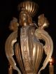 Antique French Bronze Empire Chandelier With Figures Chandeliers, Fixtures, Sconces photo 7