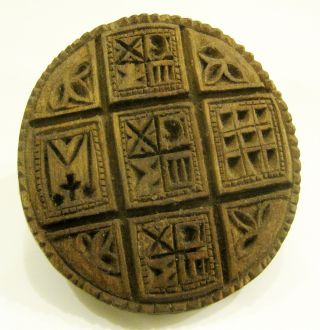 Eucharistic Bread Stamp / Mold – 19th Century photo