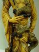 Pair Of Vintage Oriental Decorative Statues Men, Women & Children photo 3