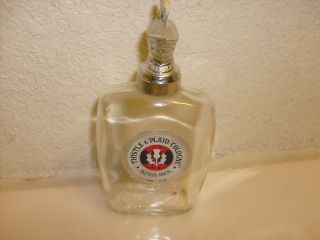 Kings Men Thistle And Plaid Cologne Bottle Old photo