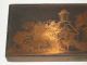 Vintage Copper Printing Plate On Wood Bkick - Church And Trees 5 