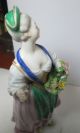 1880s Augarten Wien Austria Royal Vienna Porcelain Figure Lady Statue Pottery Figurines photo 8