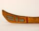 Museum Quality Haida Model Canoe Collected 1911 Red Cedar Unsigned T - Bird Design Native American photo 3