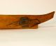 Museum Quality Haida Model Canoe Collected 1911 Red Cedar Unsigned Raven Design Native American photo 4