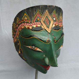 Indonesian Javanese Wayang Topeng Mask Maske Maschera Vintage Tribal Ethnic Pp29 photo