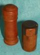 (2) Antique Victorian Wooden Needle Cases Treenware Vintage Sewing Collectibles Needles & Cases photo 4