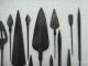 A 18th C Of 30 Pieces Mughal Steel Arrowheads. Middle East photo 1