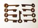1800 ' S Antique Keys {9} Steampunk Collectibles & Wedding Supplies Keys Only Locks & Keys photo 1